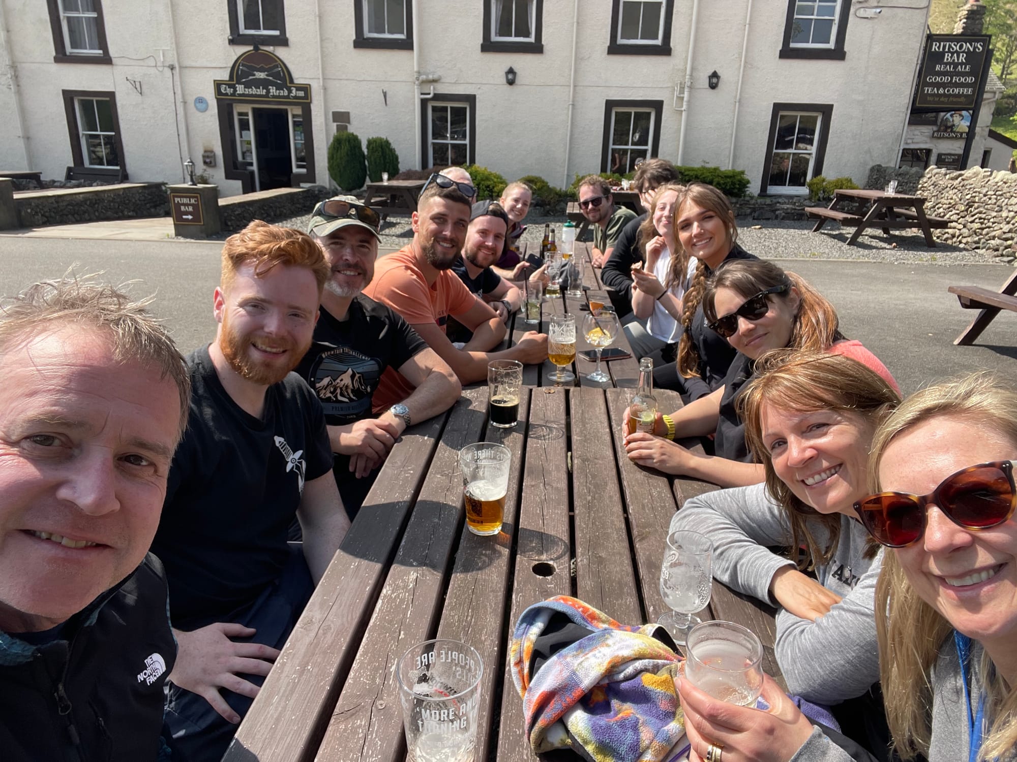 Drinks after Scarfell