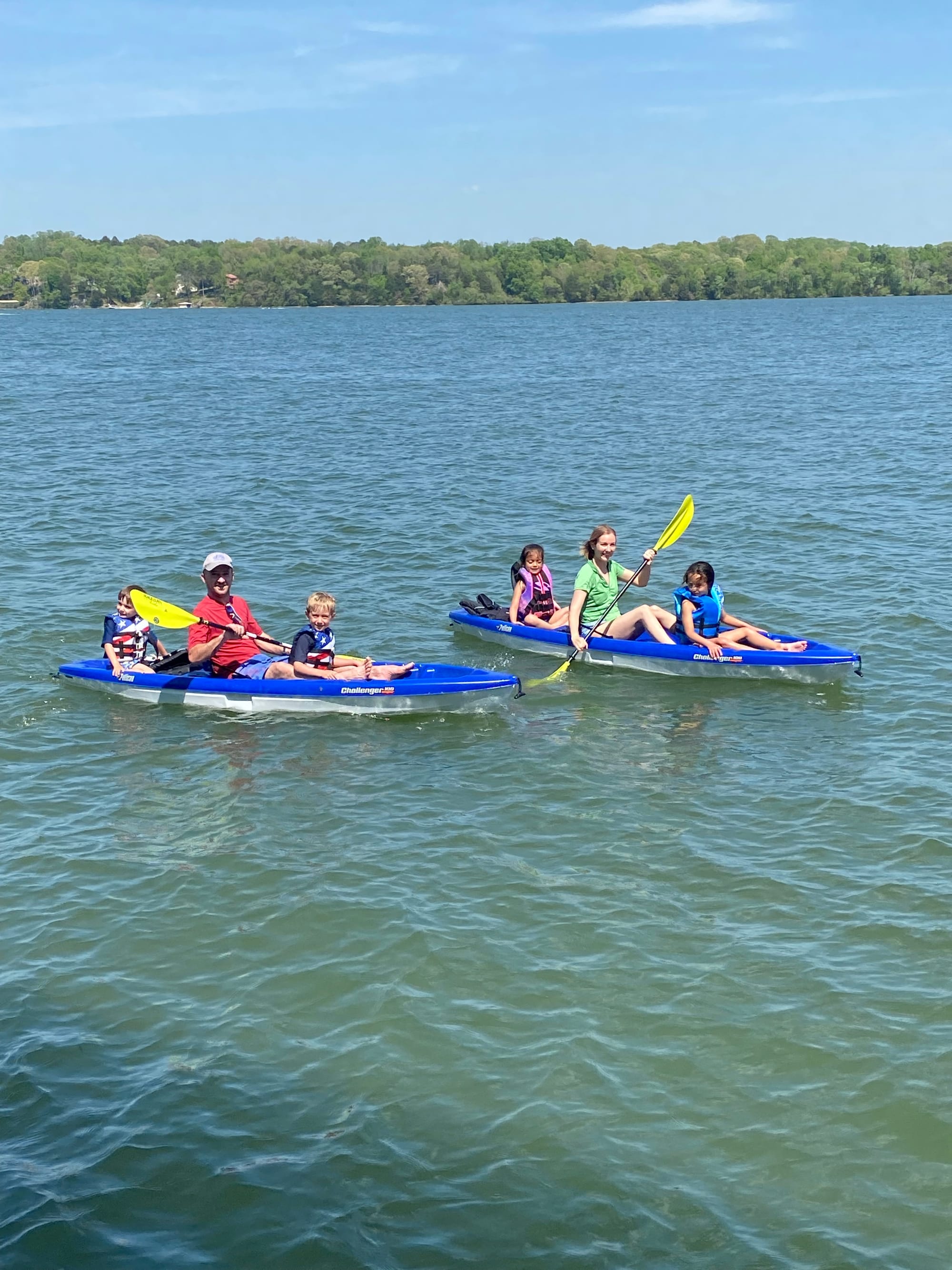 Kayaking in April