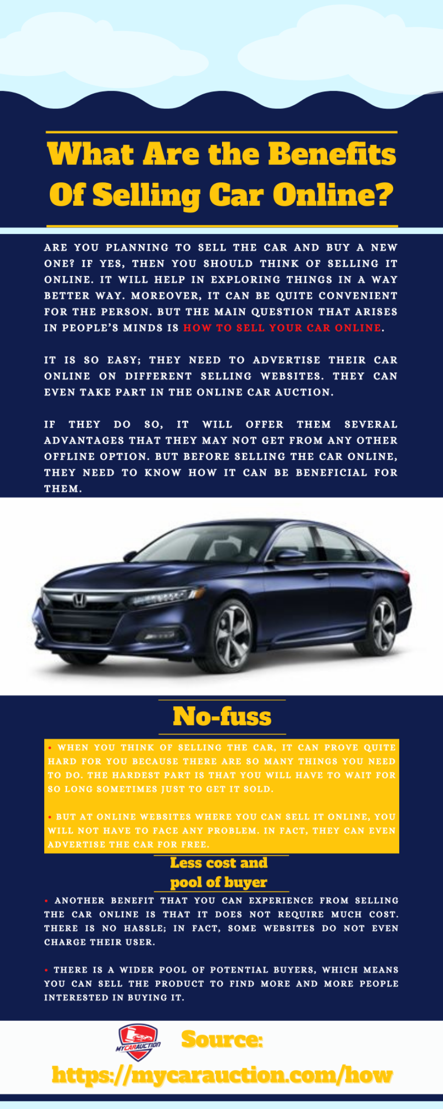 how to sell a car at an auction