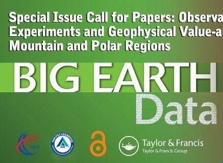 Special Issue on Big Earth Data for Cold Regions - Call for Papers