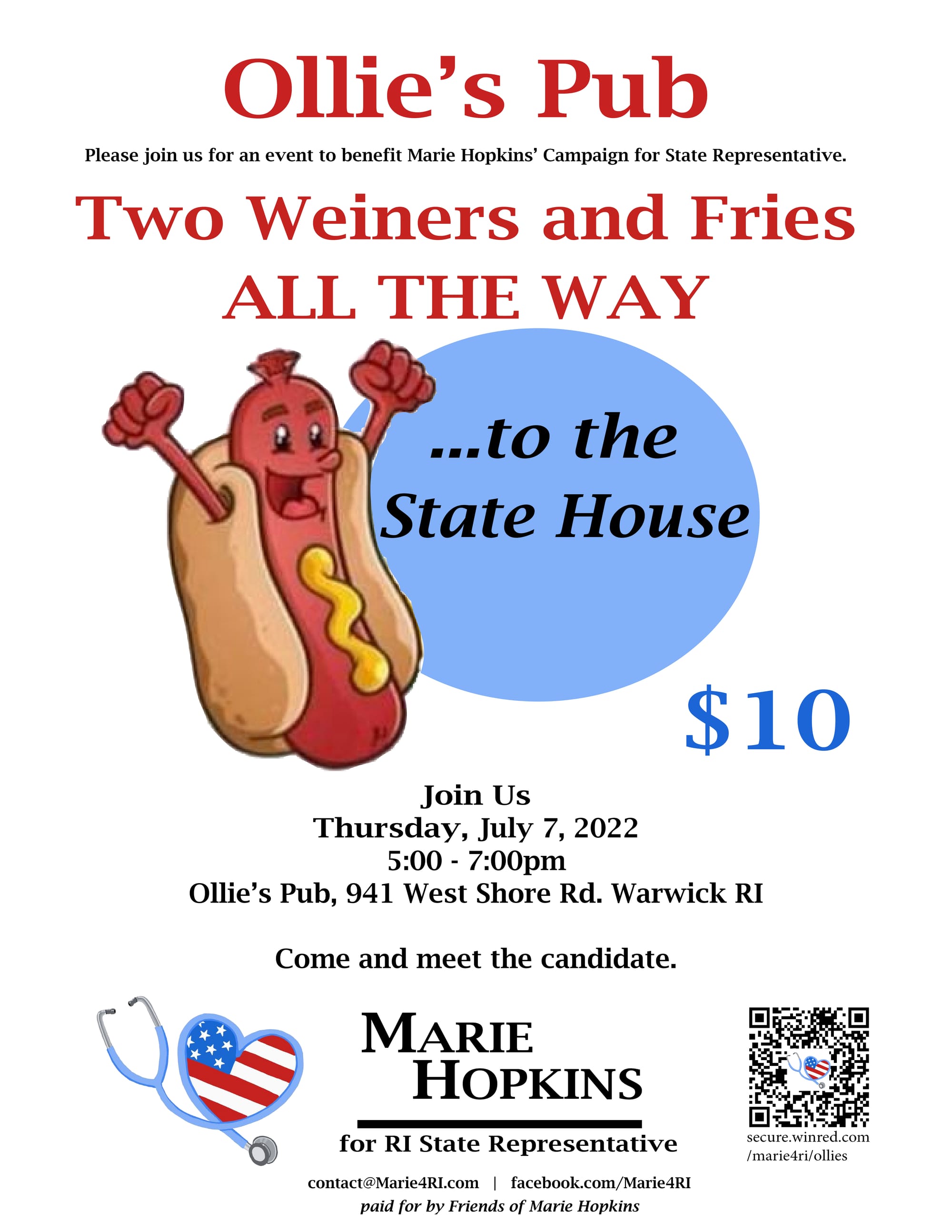 Fundraiser at Ollie’s Pub