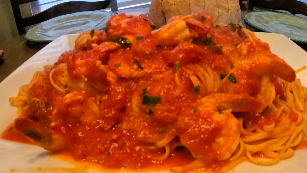 Spicy Seafood Pasta