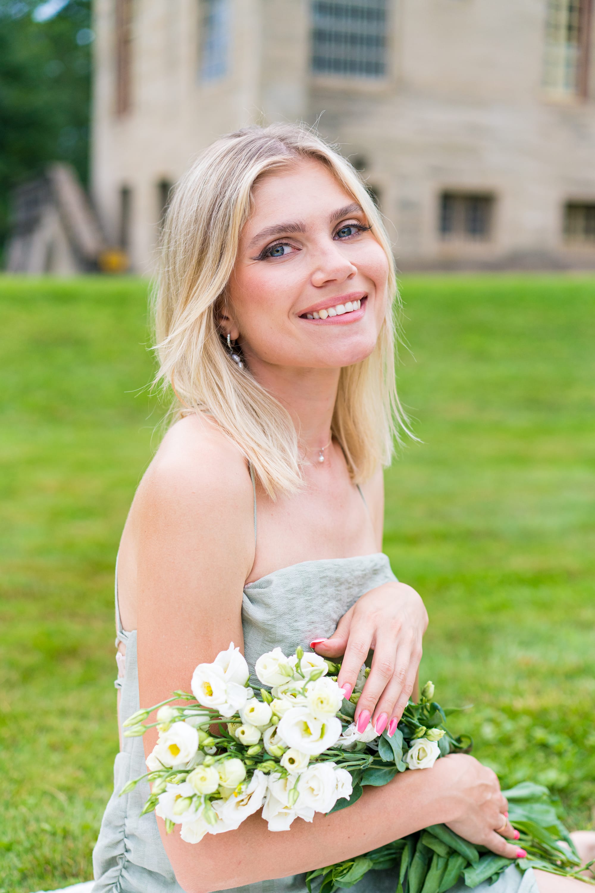 Photo picnic with a view of the castle