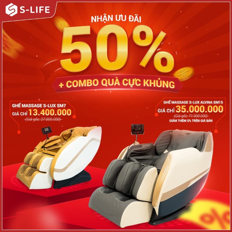 Ghế massage - "Thần dược" cải thiện sức khoẻ cho gia đình bạn