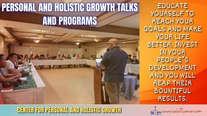 Personal and Holistic Growth Talks and Programs