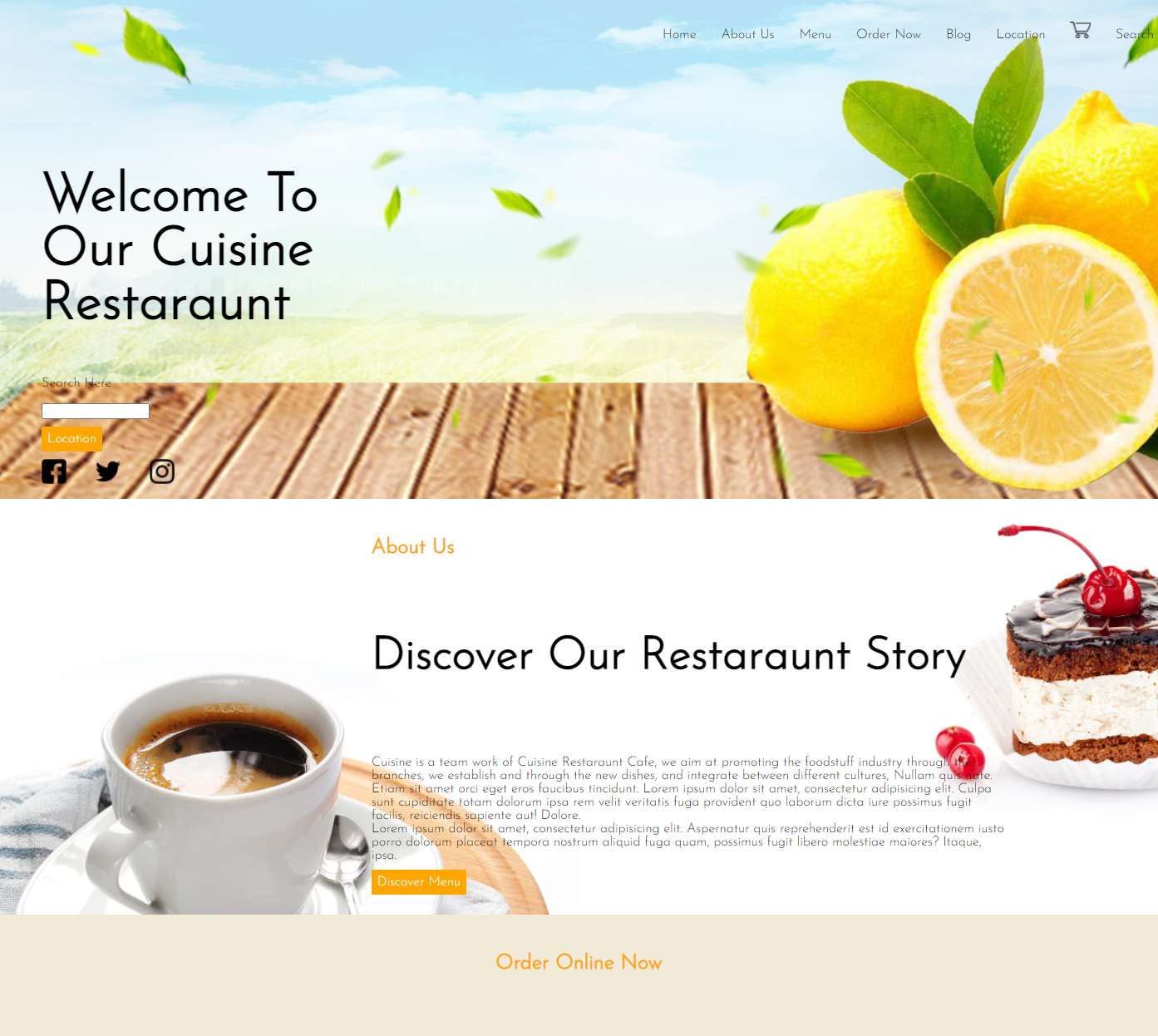 Restaurant Layout