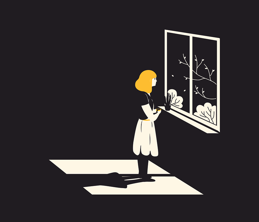The Blond And The Window