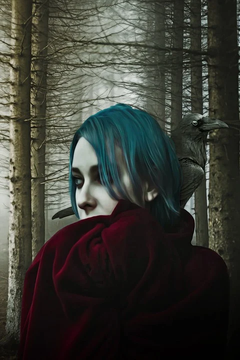 Dark Blue Hair's Farce