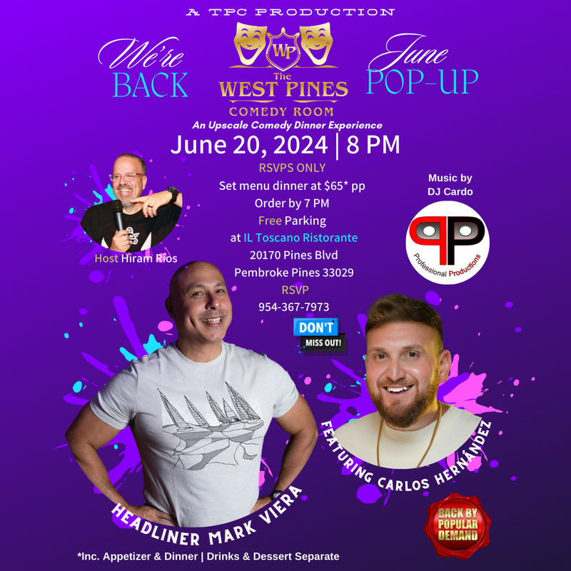 West Pines Comedy Pop Up