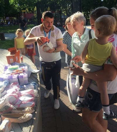 Гуманітарна допомога у Київі