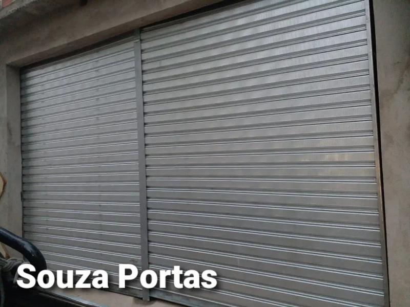 Portas de Aço de Enrolar Manuais