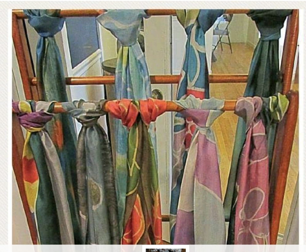 Hand Painted Silk Scarves
