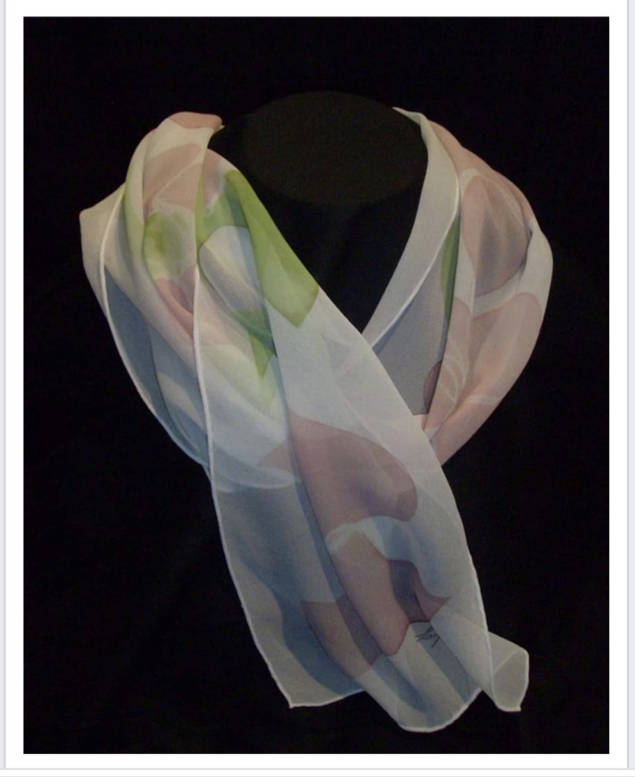 Hand Painted Silk Scarves