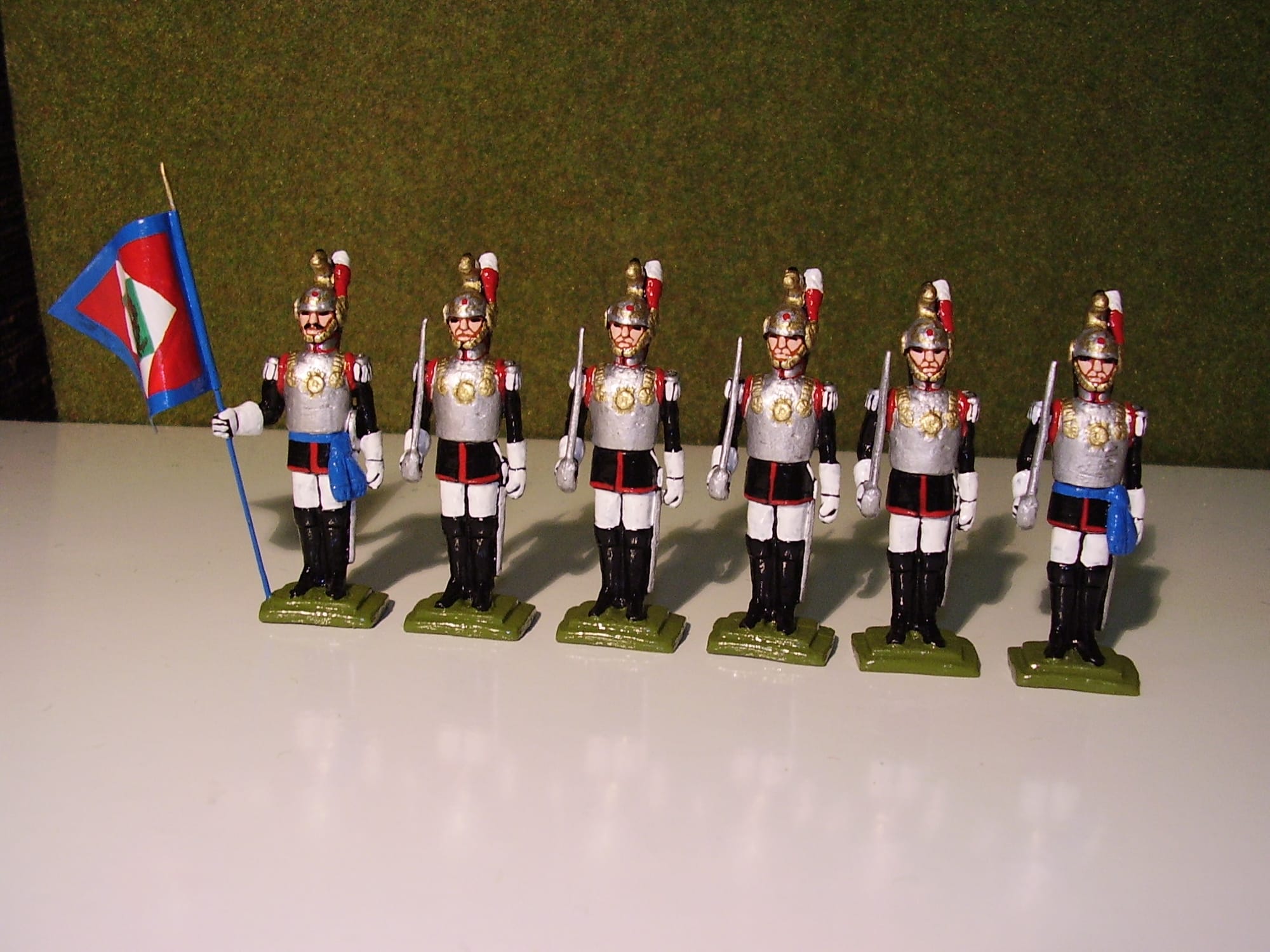 Corazzieri Guardia del Presidente della Repubblica in tenuta da gala