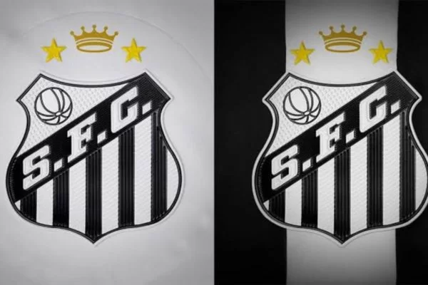 Santos apresenta novo escudo com homenagem a Pelé