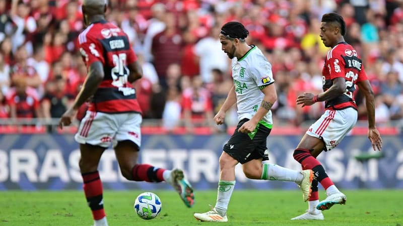 Victor Hugo salva no fim, e Fla arranca empate com América-MG no Maracanã. Veja