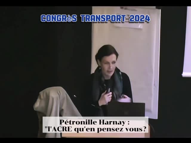 Pétronille Harnay - ACRE - Congrès Transport - 06/02/24