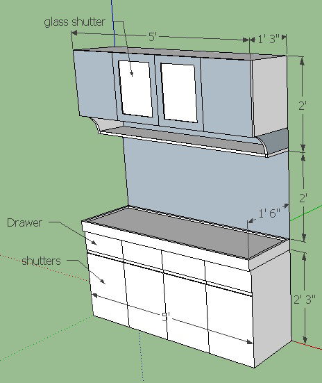 Modular Kitchen Unit