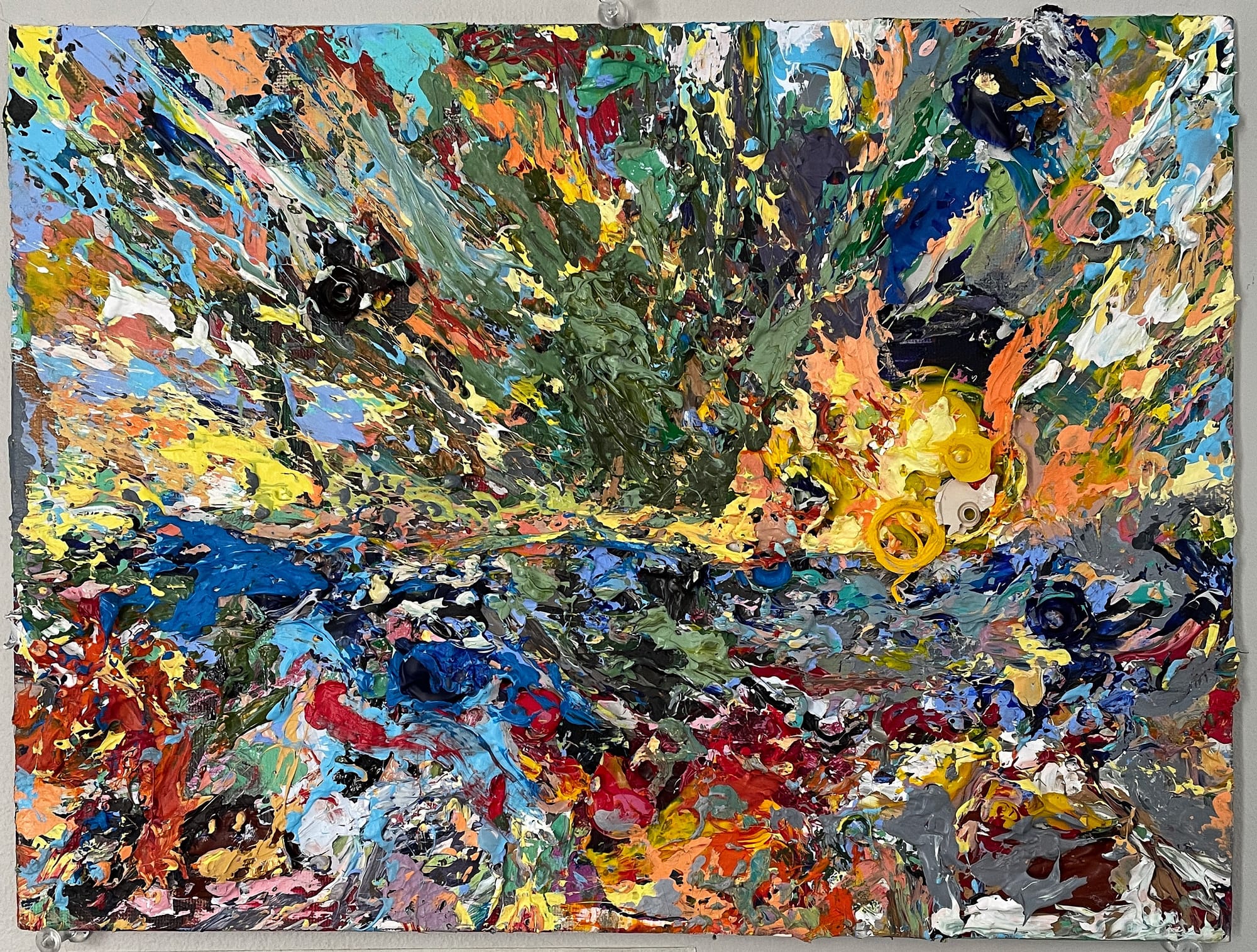 Abstract Gal no.1, 2021, 9x12