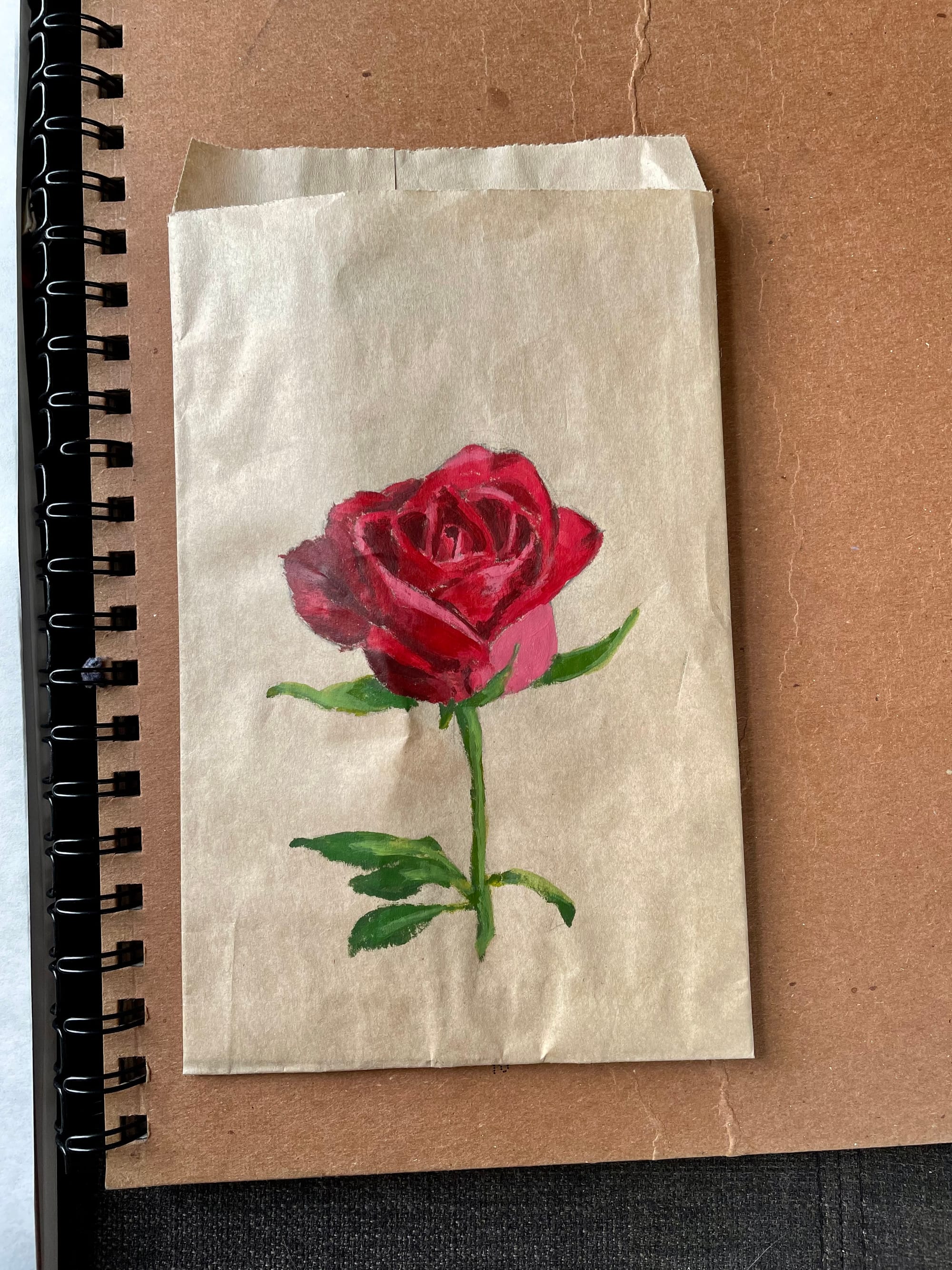 Untitled bag painting no.1, 2021