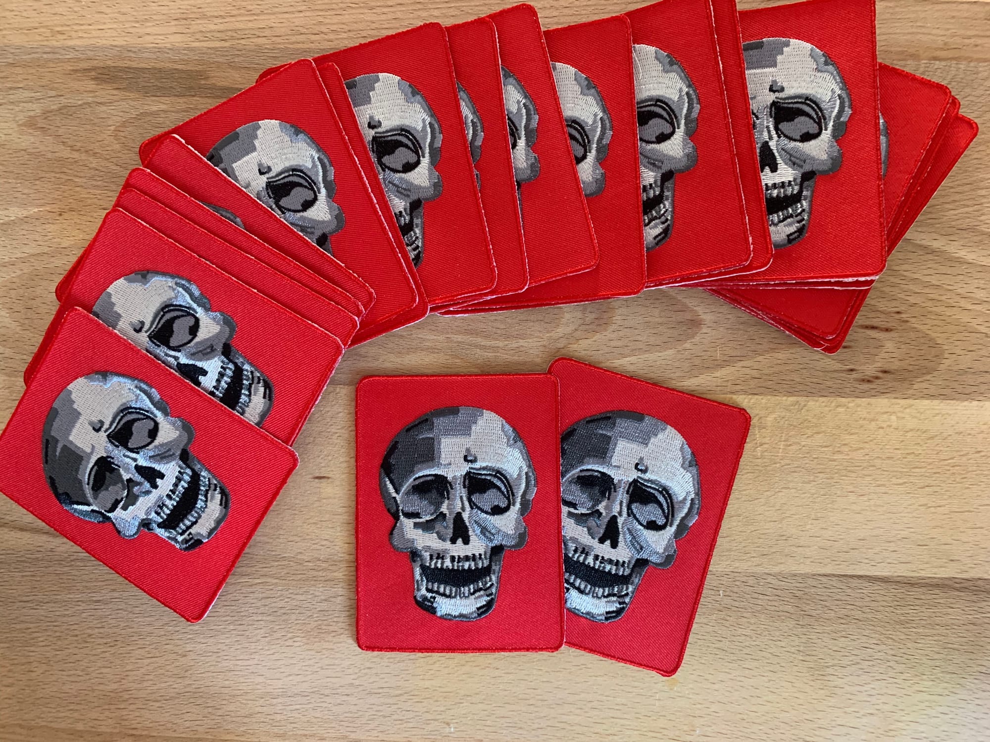 Death Becomes Them pt.1, iron-on embroidered patch