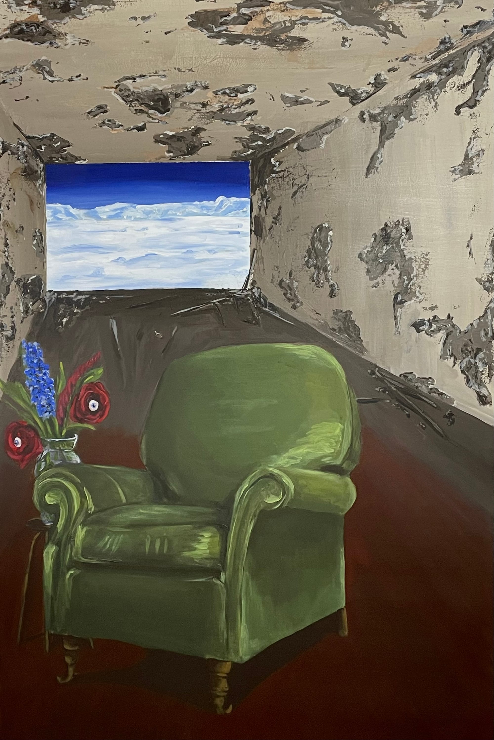 Sit Still, 2021, 24x36