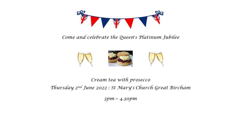 Jubilee Cream Tea & Prosecco
