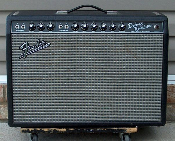 90's Fender Deluxe Reverb w/ Warehouse Guitar Speaker (Vetran 12") & Pete Anderson Mod.