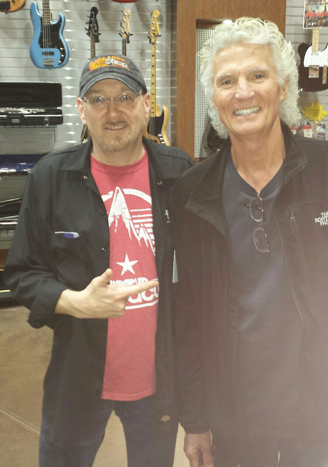 me & Don Brewer (Drums - Grand Funk Railroad, Bob Seegar)