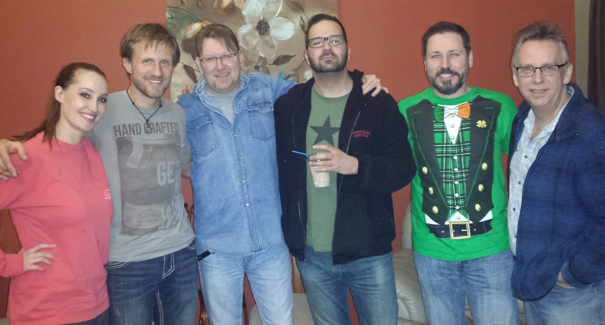 my Nashville Music family., L-R Bethany Pope, Brent Johnson, me, Phil Anthony, Chris Stinson, Mark Moree