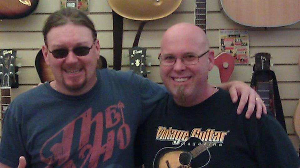 at Vintage Guitar Magazine Headquarters with James jirska