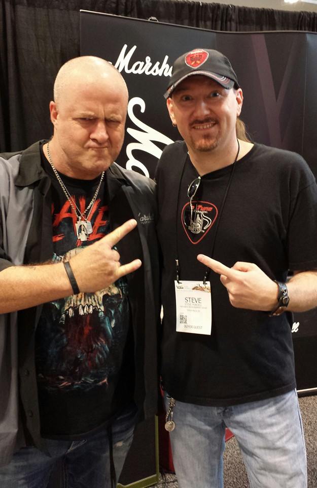 Marshall Amps Booth Nash. NAMM w/ Nick Bowcott (Guitars - Grim Reaper)