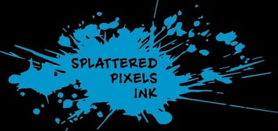 Splattered Pixels Ink