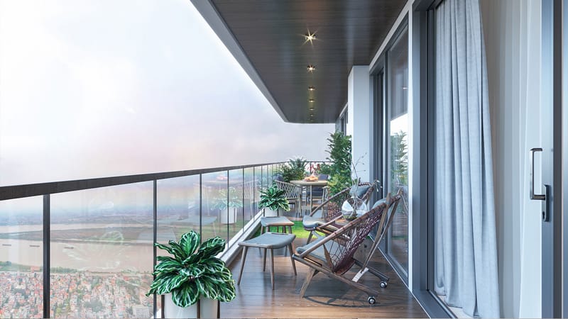 Ấn tượng căn hộ Sunshine Golden River trên tầng cao tại Ciputra