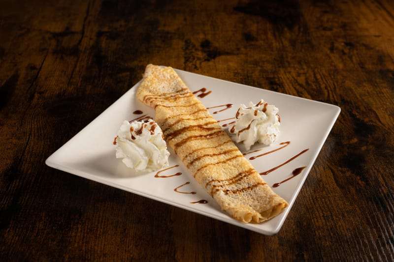 Crepe de dulce de leche