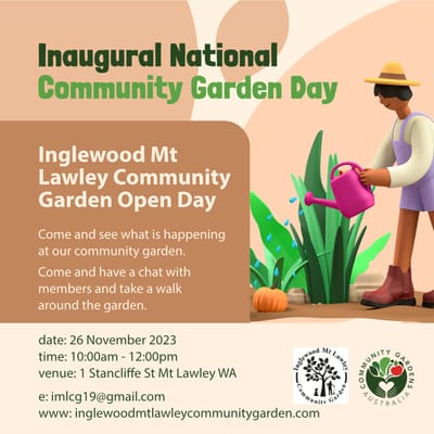 Garden Open Day, November 26