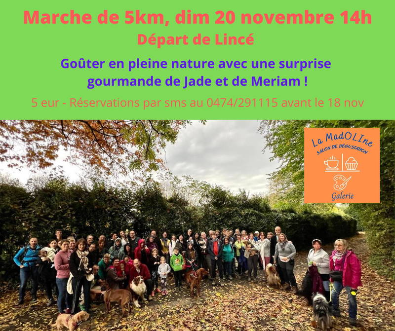 Notre 6ème marche goûter !