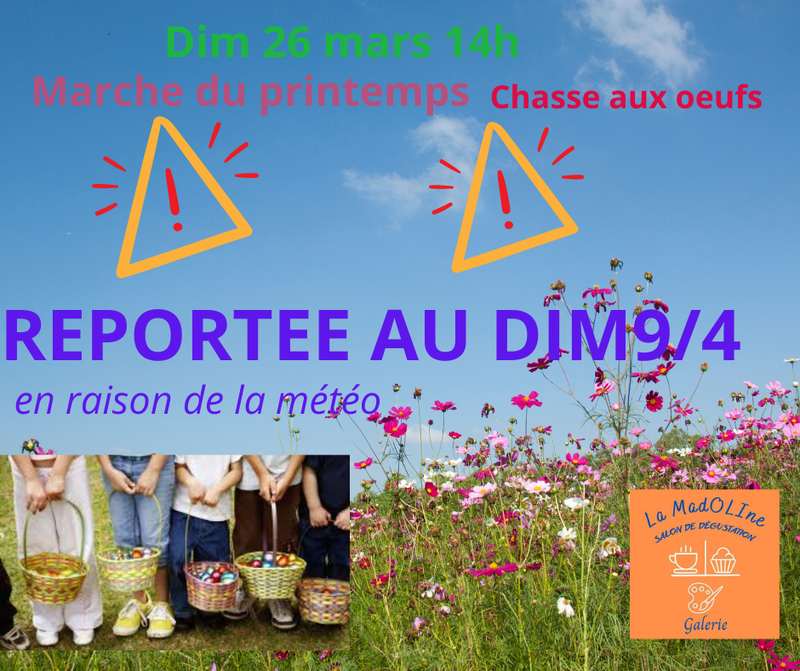 Marche du printemps et chasse aux oeufs