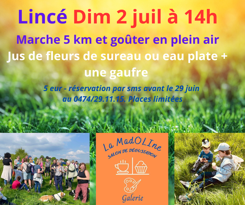 Marche goûter d'été