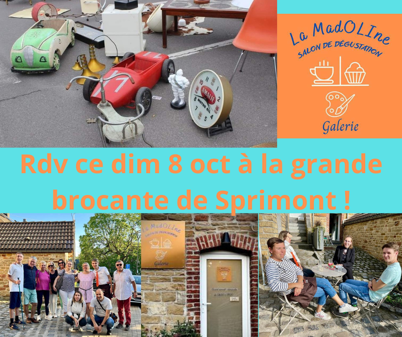 La MadOLIne à la grande brocante de Sprimont !