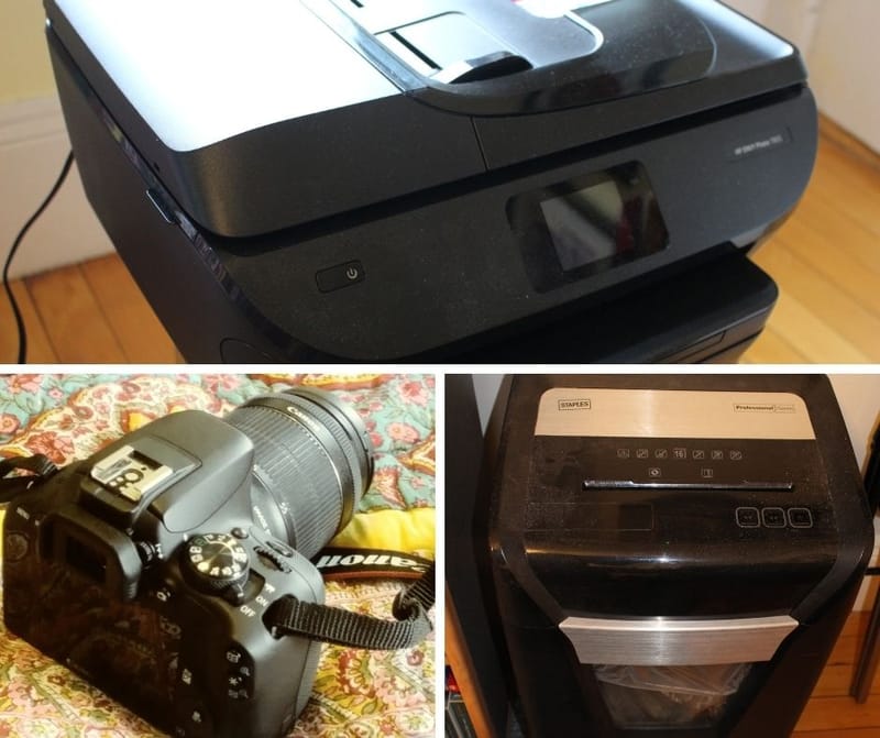 Your Downsizing Friends: The Camera, the Scanner, the Shredder
