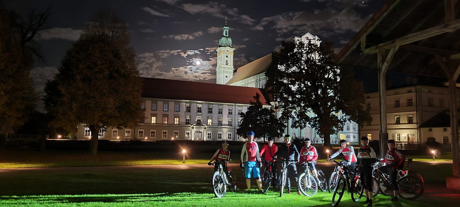 Full moon biking