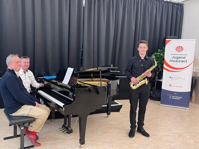 Sehr guter Erfolg für Benjamin Linster beim Bundeswettbewerb Jugend Musiziert!