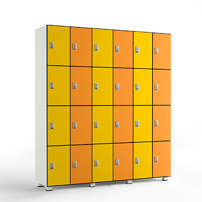 4 Tier phenolic locker