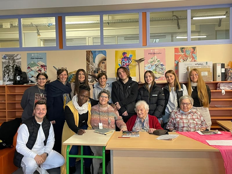 Rencontre avec Mme BELLEVILLE , résidente à l'EHPAD