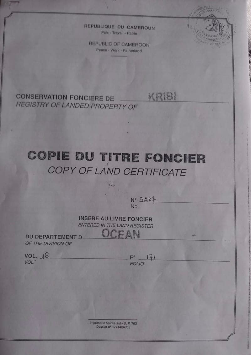 Titre Foncier