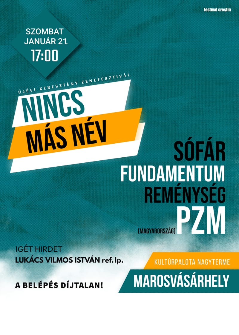 NINCS MÁS NÉV újévi zenefesztivál