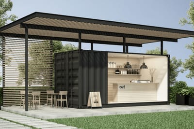 Why are shipping containers the best choice for restaurant projects?