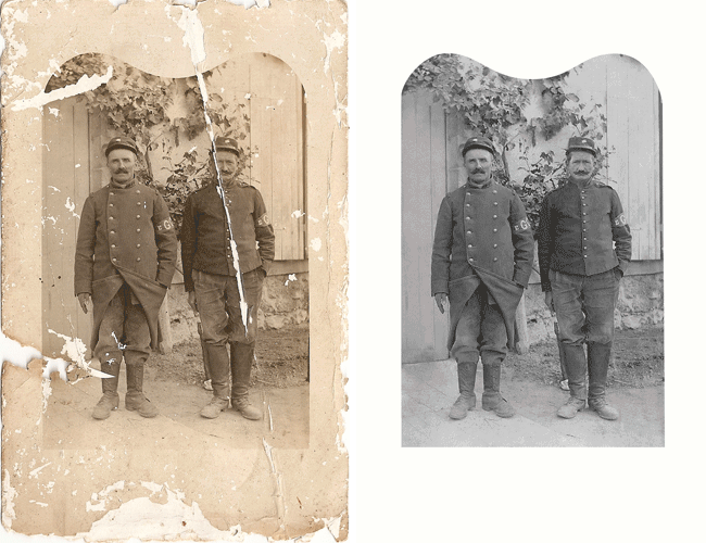 Retouches de vos photos familiales et/ou colorisation