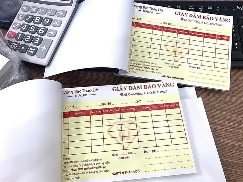 Giấy mua vàng mất có bán vàng được không?